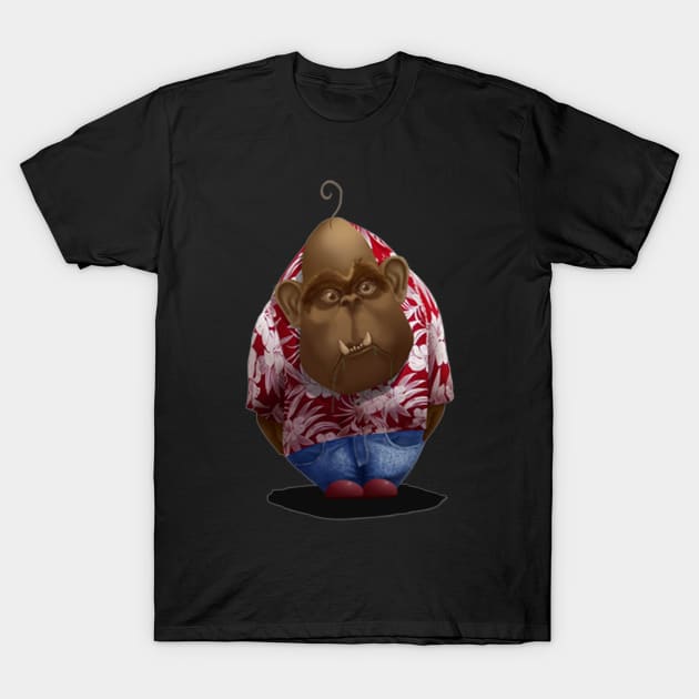 Grumpy Dude T-Shirt by SuperTatouille